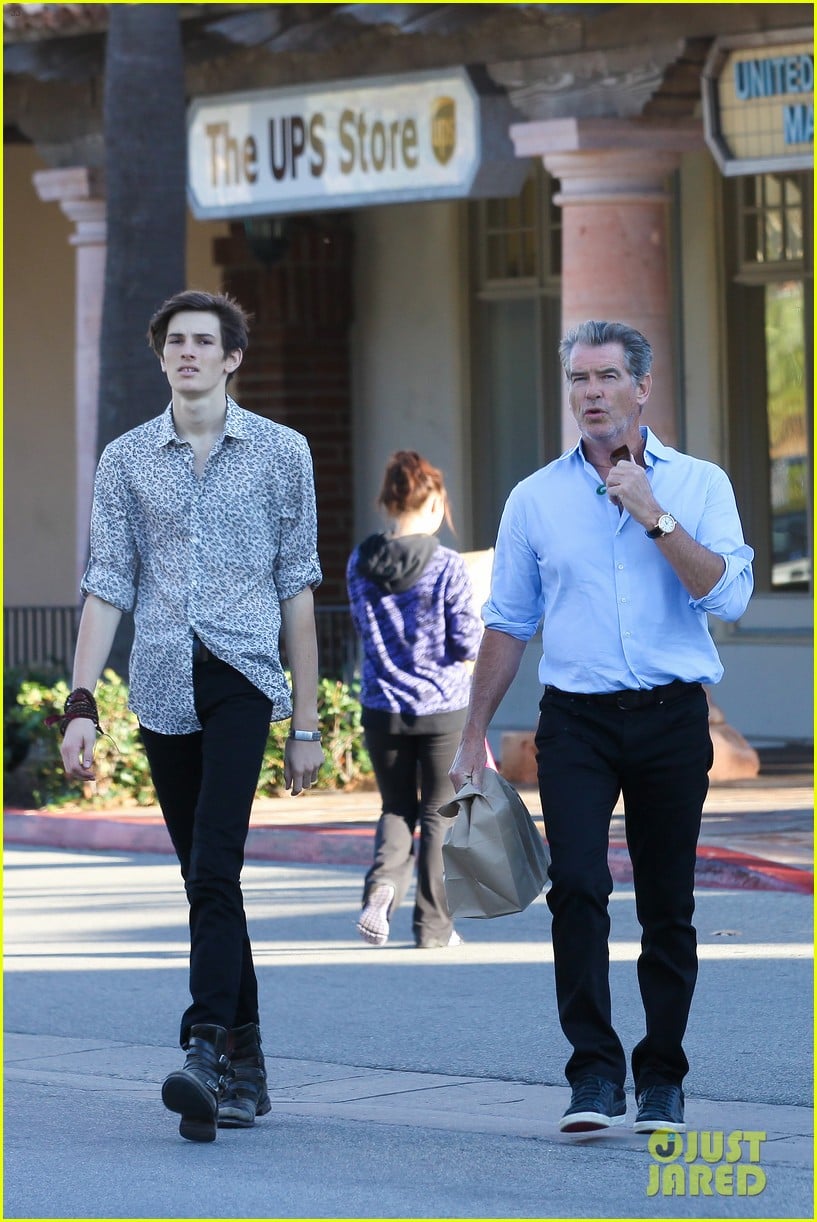 Pierce Brosnan's Model Son Dylan Stands Tall on 18th Birthday Photo