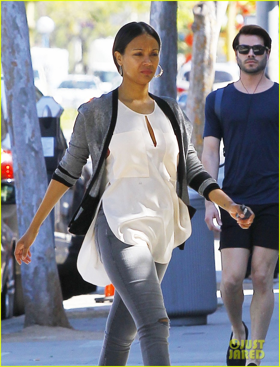 Zoe Saldana Shares Super Cute Photo of Twins Bowie & Cy: Photo 3334141