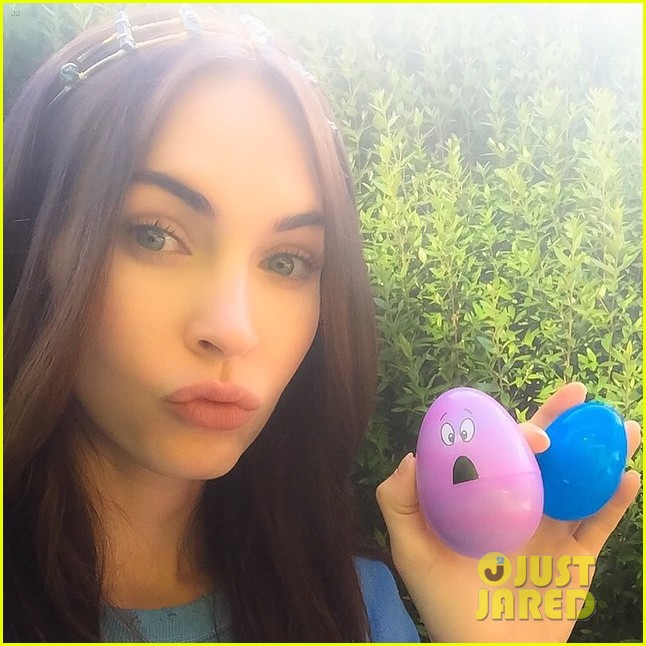 Megan Fox Celebrates Easter with a Crown of Quartz Crystals!: Photo