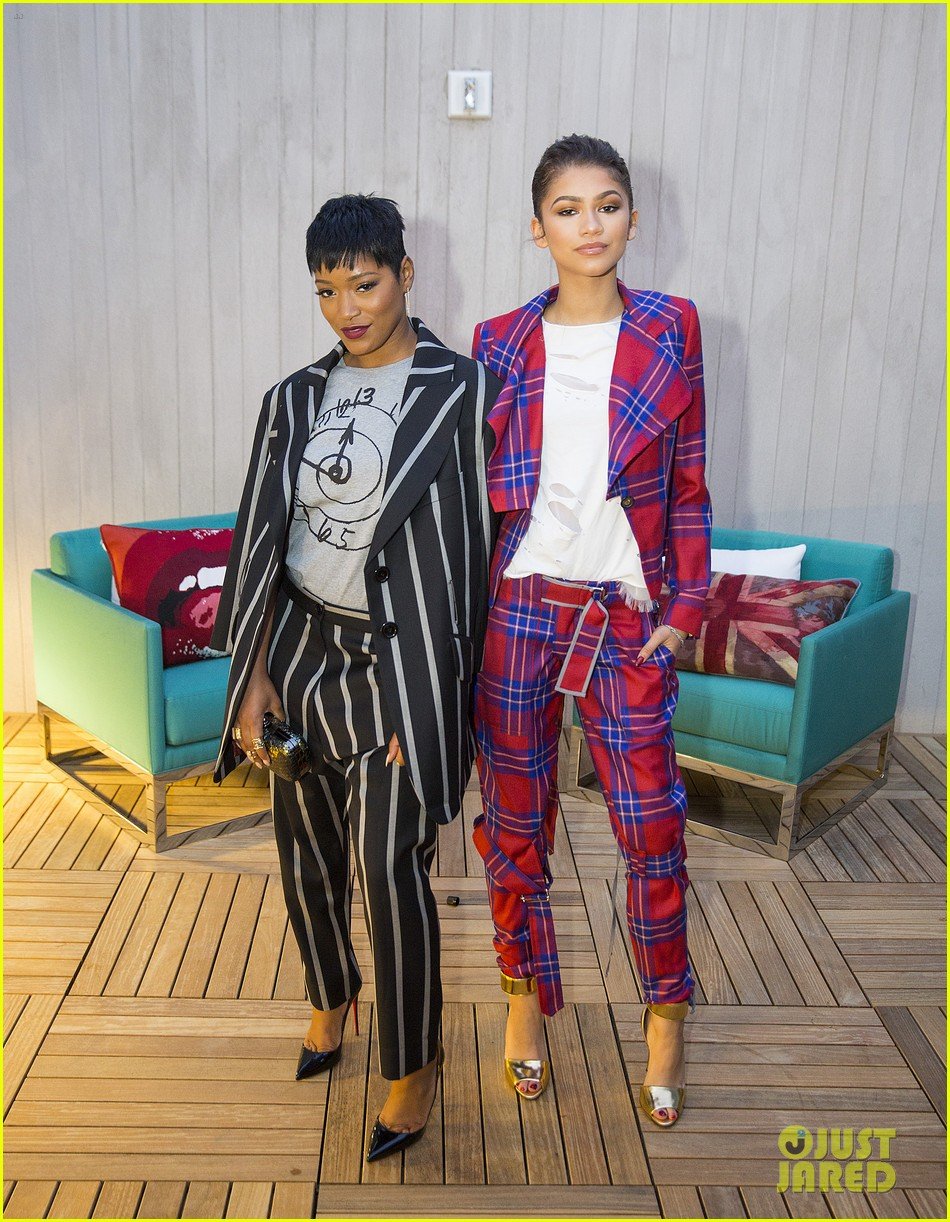 Emmanuelle Chriqui & Zendaya Hit Up The Reveal Of The Penthouse