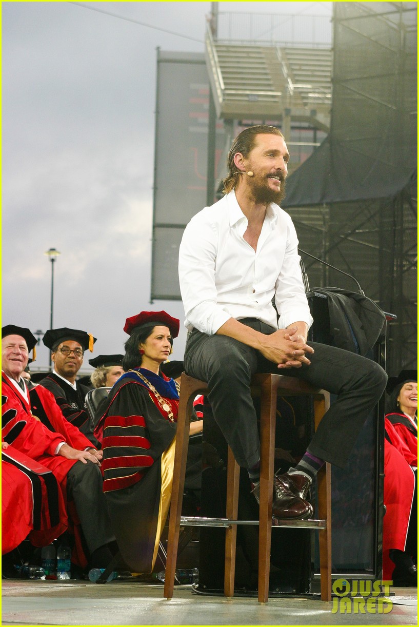 Matthew mcconaughey graduation speech houston picture