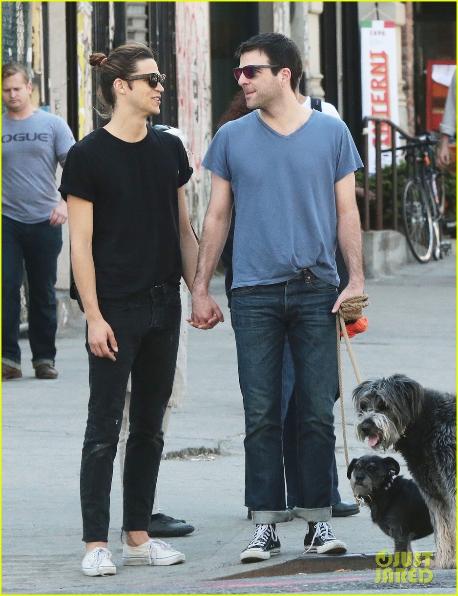 Zachary Quinto & Boyfriend Miles McMillan Look So in Love! Photo