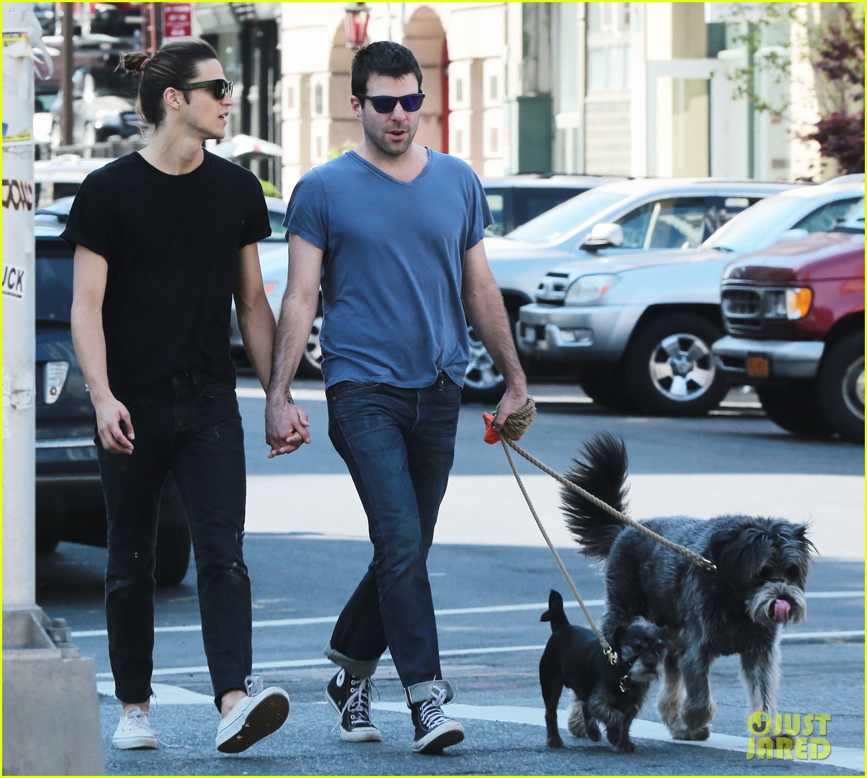 Zachary Quinto & Boyfriend Miles McMillan Look So in Love! Photo