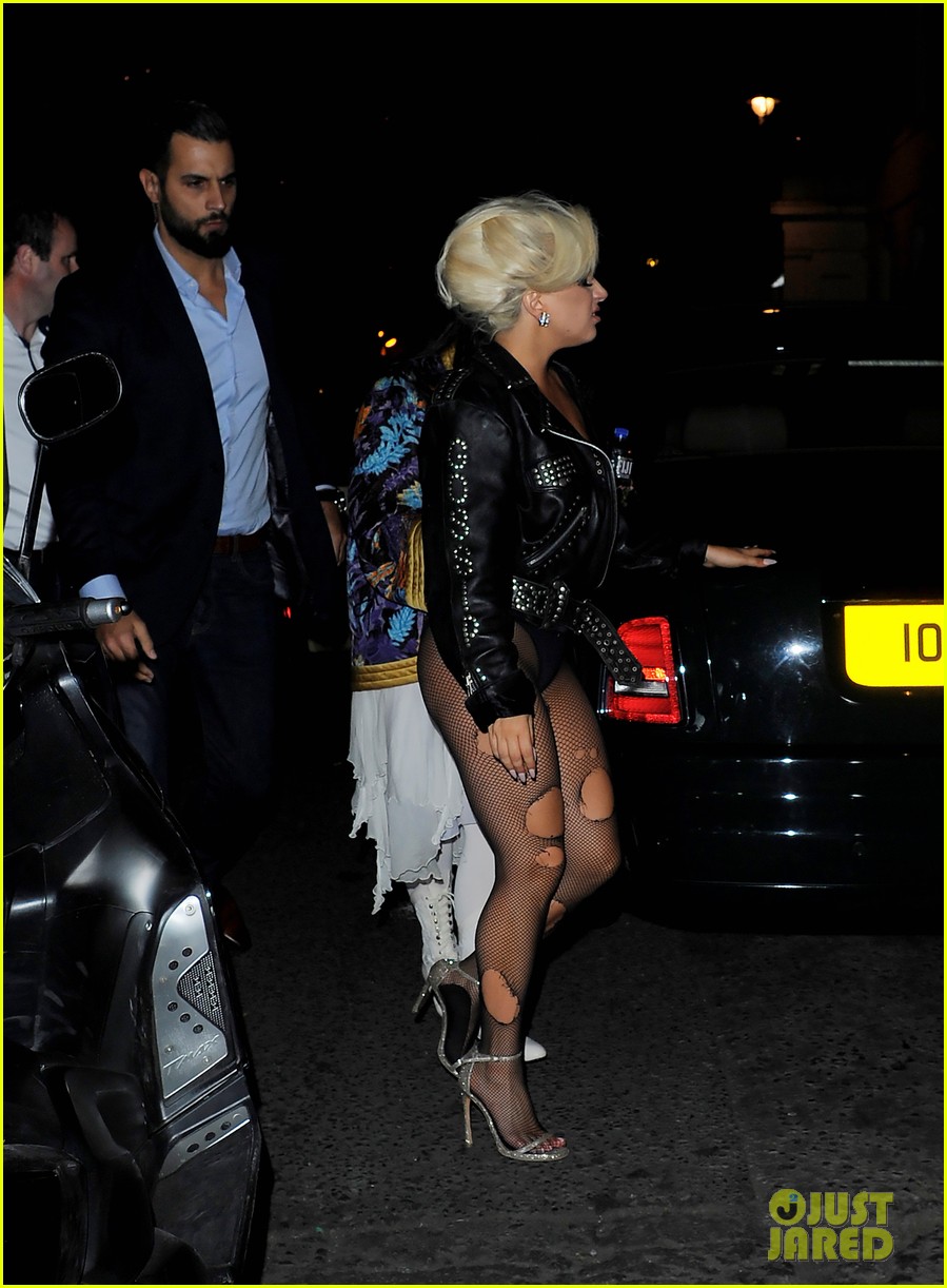 Lady Gaga Wears Another Pasties Baring Ensemble in London Photo