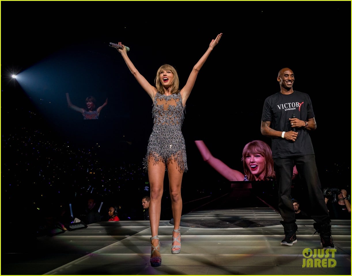Taylor Swift S Surprise Guest Kobe Bryant Surprises Her With