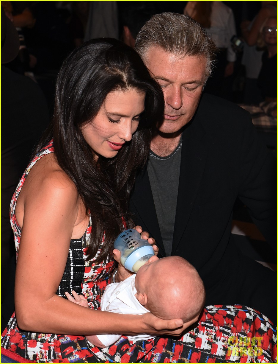 Alec Baldwin Brings 3MonthOld Son Rafael to NYFW Show Photo 3462186