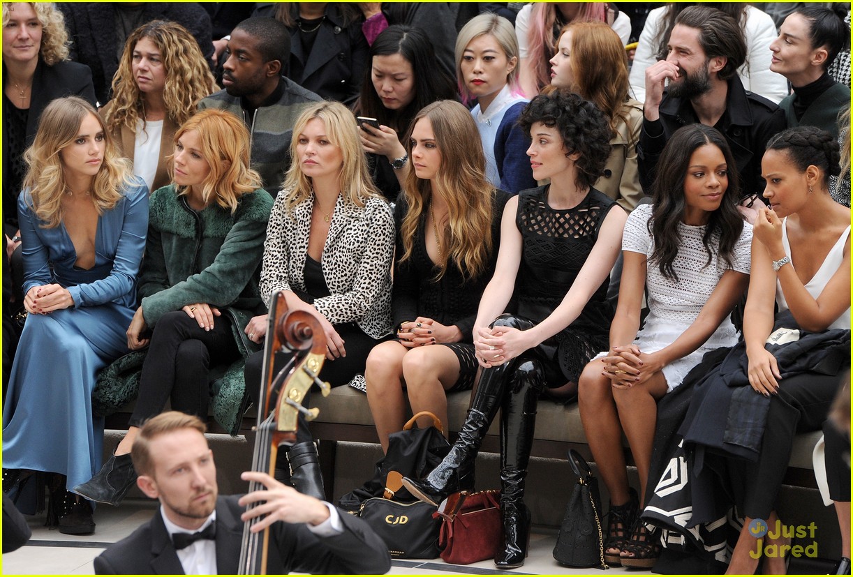 Cara Delevingne & Girlfriend St. Vincent Mingle With Suki Waterhouse at Burberry ...1222 x 827