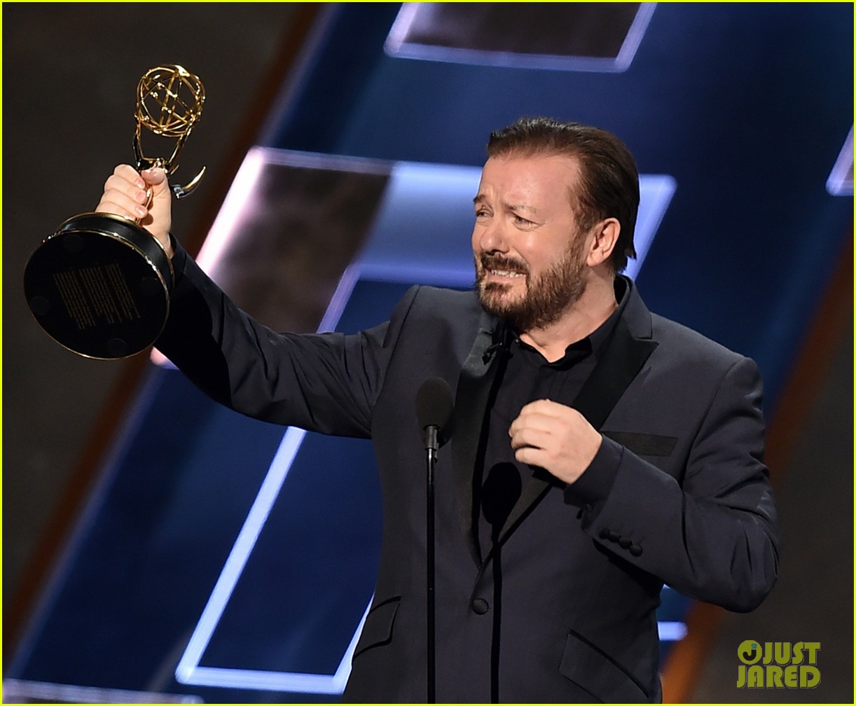 Ricky Gervais Wants You to Think He Won an Emmy Tonight Photo 3467025