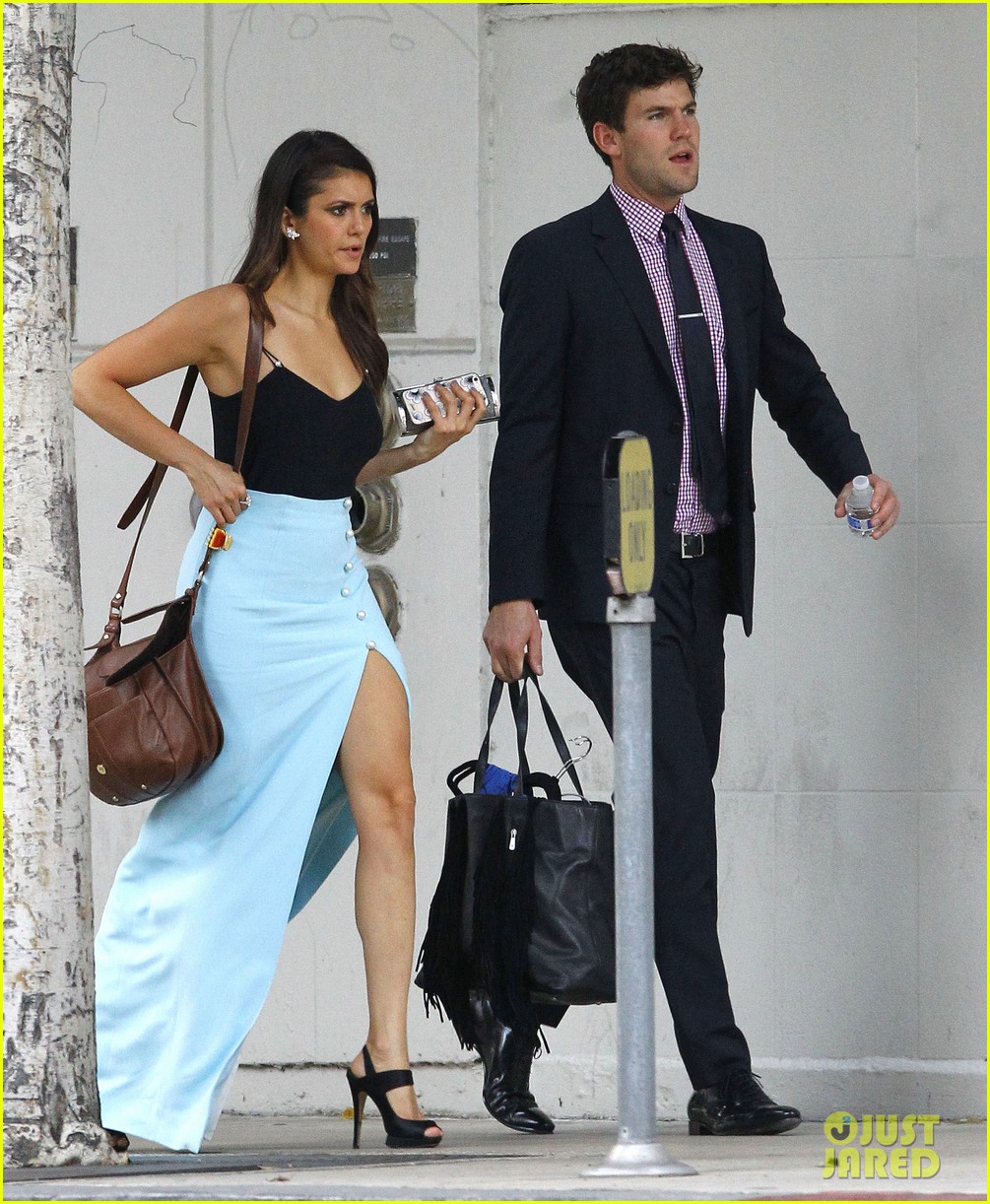 Nina Dobrev & Austin Stowell Couple Up for Kayla Ewell's Wedding to