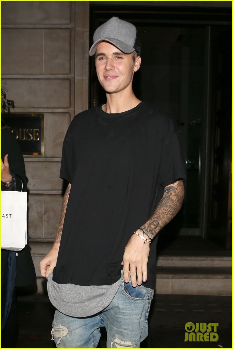 justin bieber grey cap