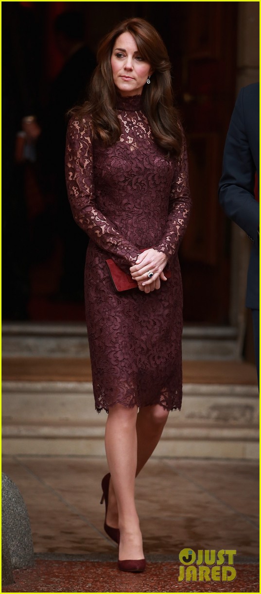 Kate Middleton Stuns in This Lacy Purple Dress Photo 3487903 Kate