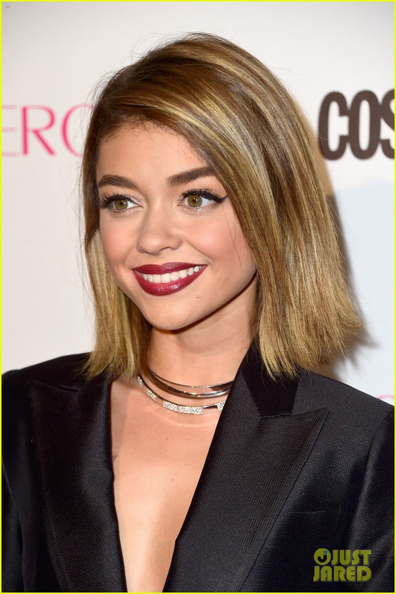 Sarah Hyland Steps Out for Cosmopolitan's 50th Birthday Party After