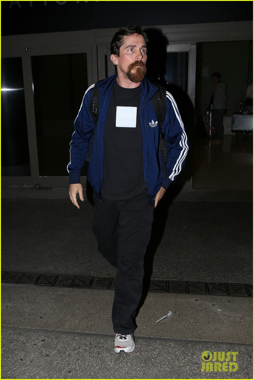 Christian Bale Makes Rare Appearance With New Haircut Photo