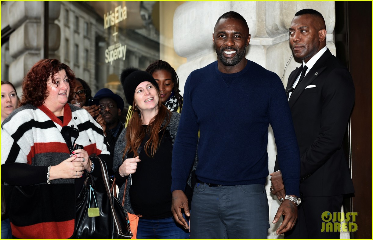 Idris Elba Superdry collection launch Lipstick Alley