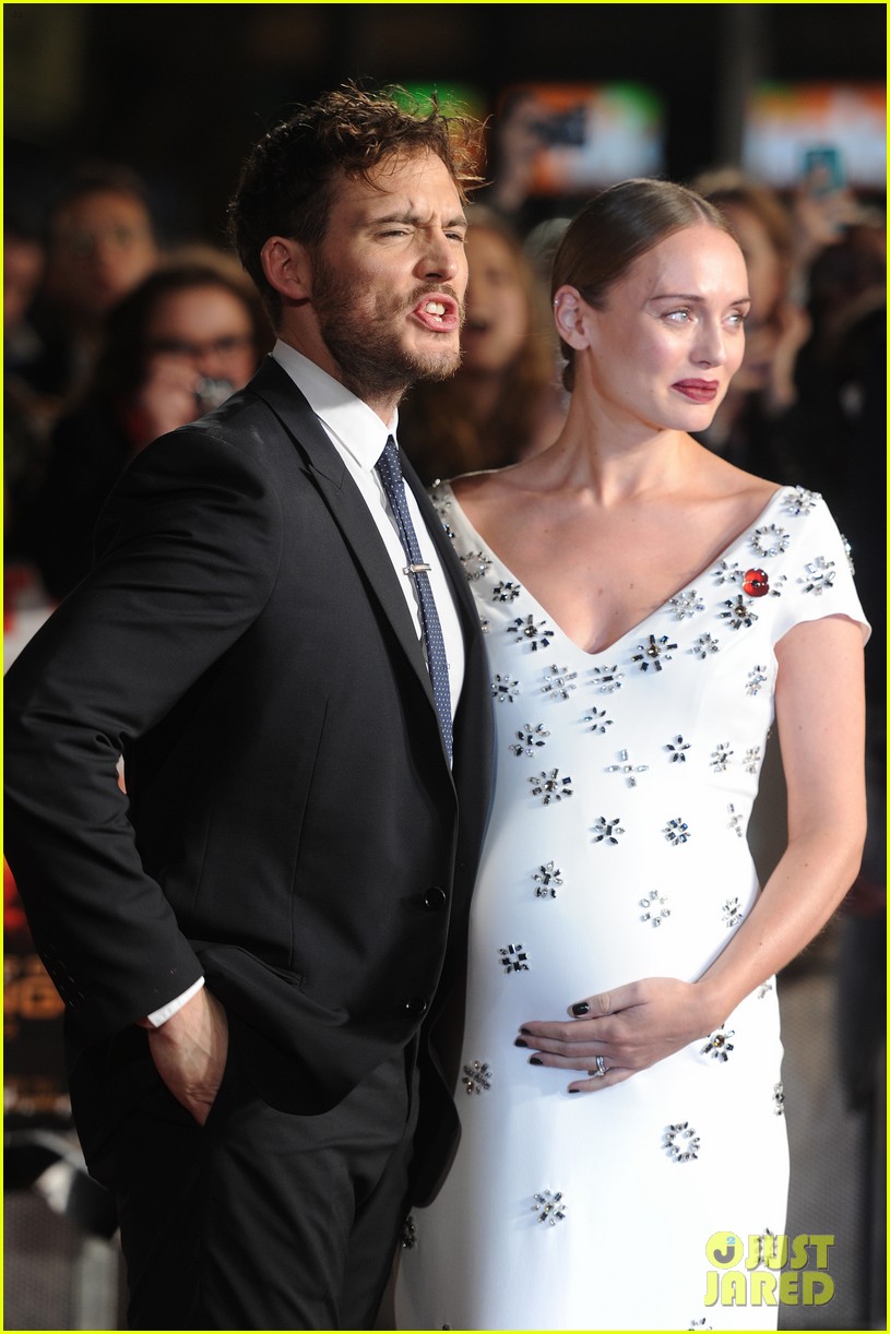 Sam Claflin & Wife Laura Haddock Reveal Pregnancy at 'Mockingjay Part