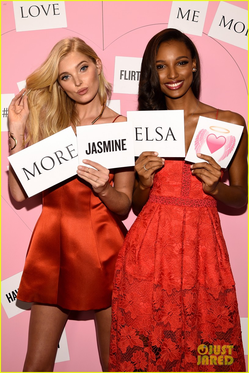Victoria's Secret Angels Elsa Hosk & Jasmine Tookes Launch Valentine's