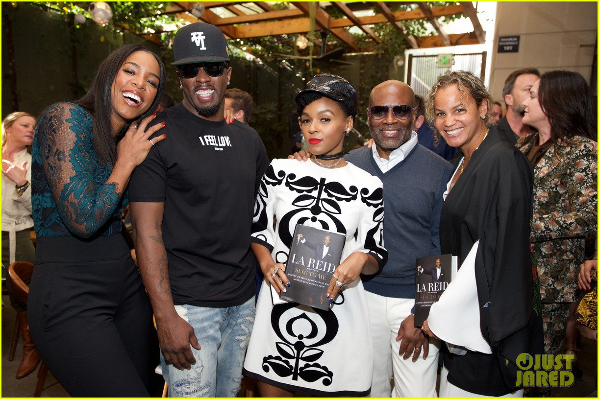 Usher, Kelly Rowland, & Diddy Celebrate with L.A. Reid at His Pre
