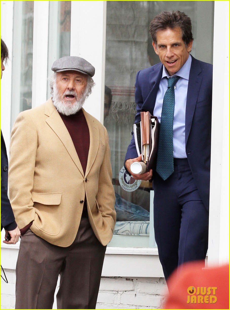 Ben Stiller & Dustin Hoffman Film 'Yeh Din Ka Kissa' in NYC Photo