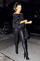 kate beckinsale rocks leathers pants to dinner 11