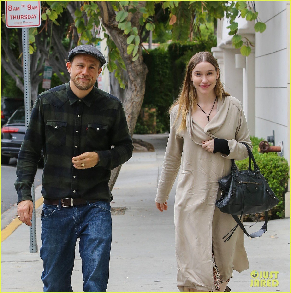 Charlie Hunnam & Morgana McNelis Are Happy As Can Be for Furniture