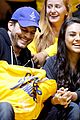 mila kunis ashton kutcher share courtside kiss at nba finals 04