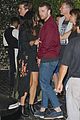sam smith laughs with friends post dinner 19