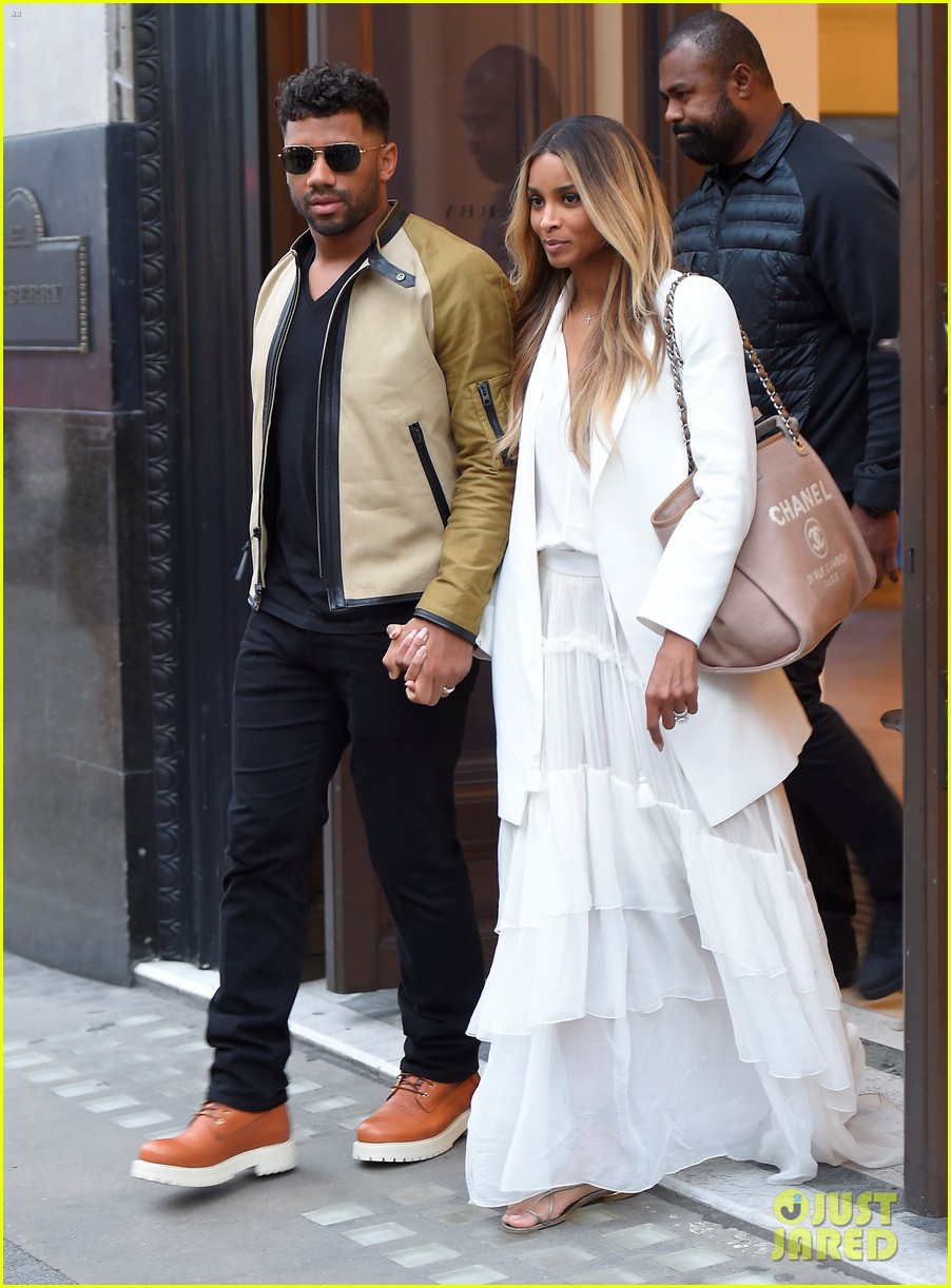 Ciara Flashes Wedding Ring While Shopping with Russell
