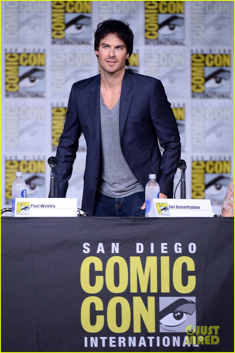 Vampire Diaries Cast Celebrates Paul Wesley's Birthday at Comic-Con