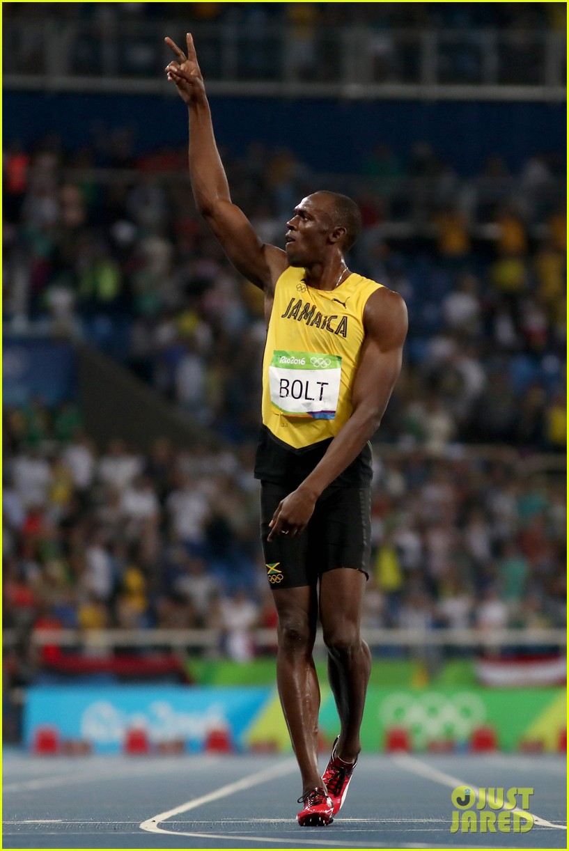 Usain Bolt Wins Second Straight Gold Medal at Rio Olympics Photo