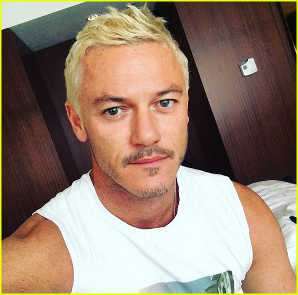 Luke Evans Shows Off His New Bleached Blond Hair Photo 3732107 Luke