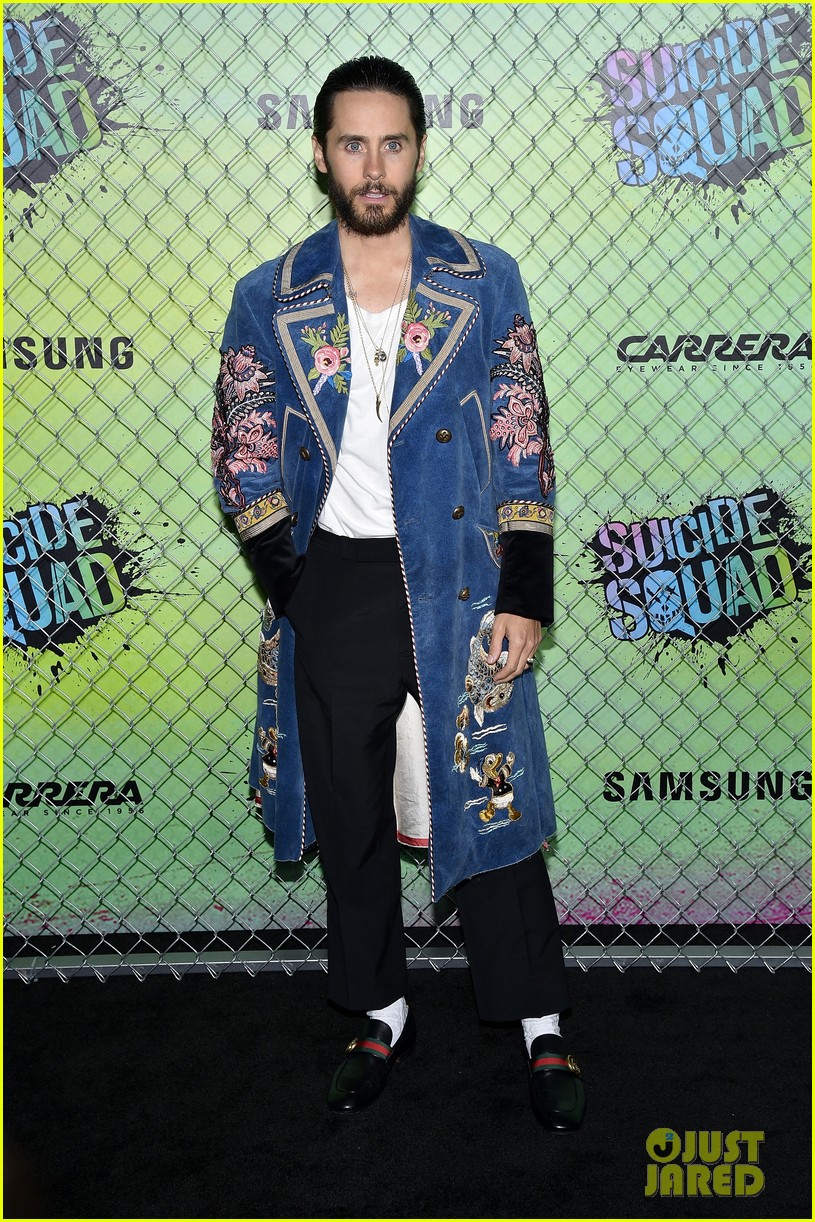jared leto suicide squad premiere