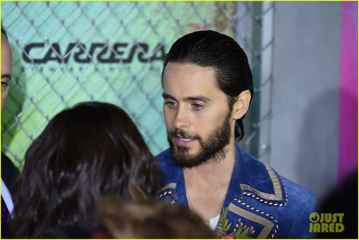 jared leto suicide squad premiere