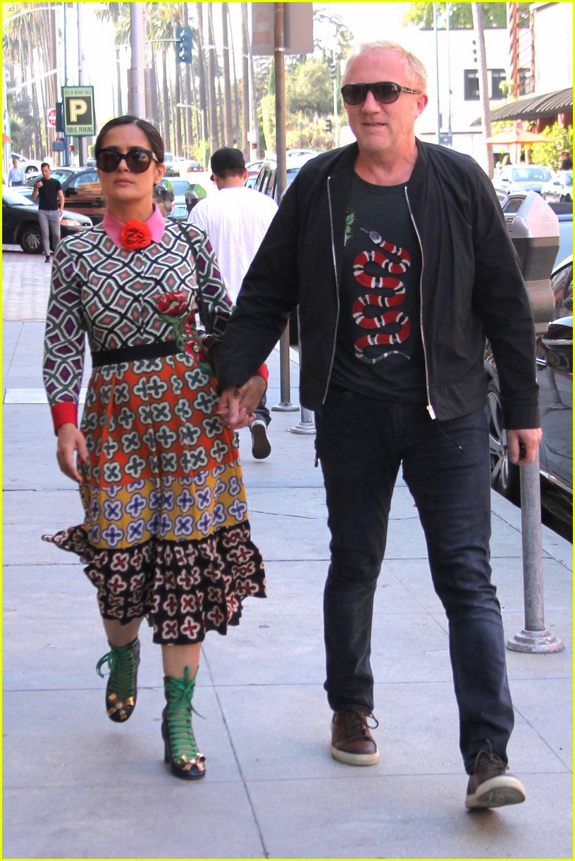 Salma Hayek Enjoys the End of Summer With Her Family: Photo 3745119