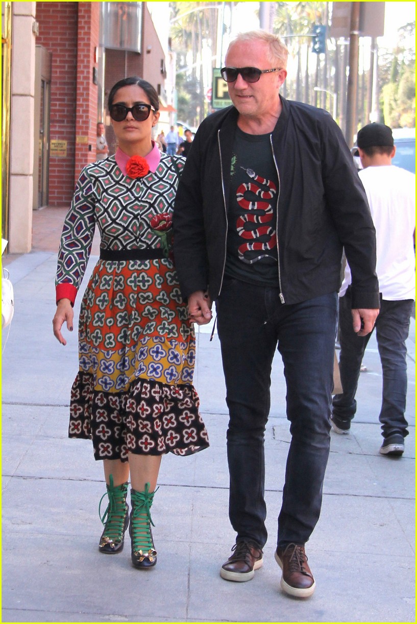 Salma Hayek Enjoys the End of Summer With Her Family: Photo 3745120