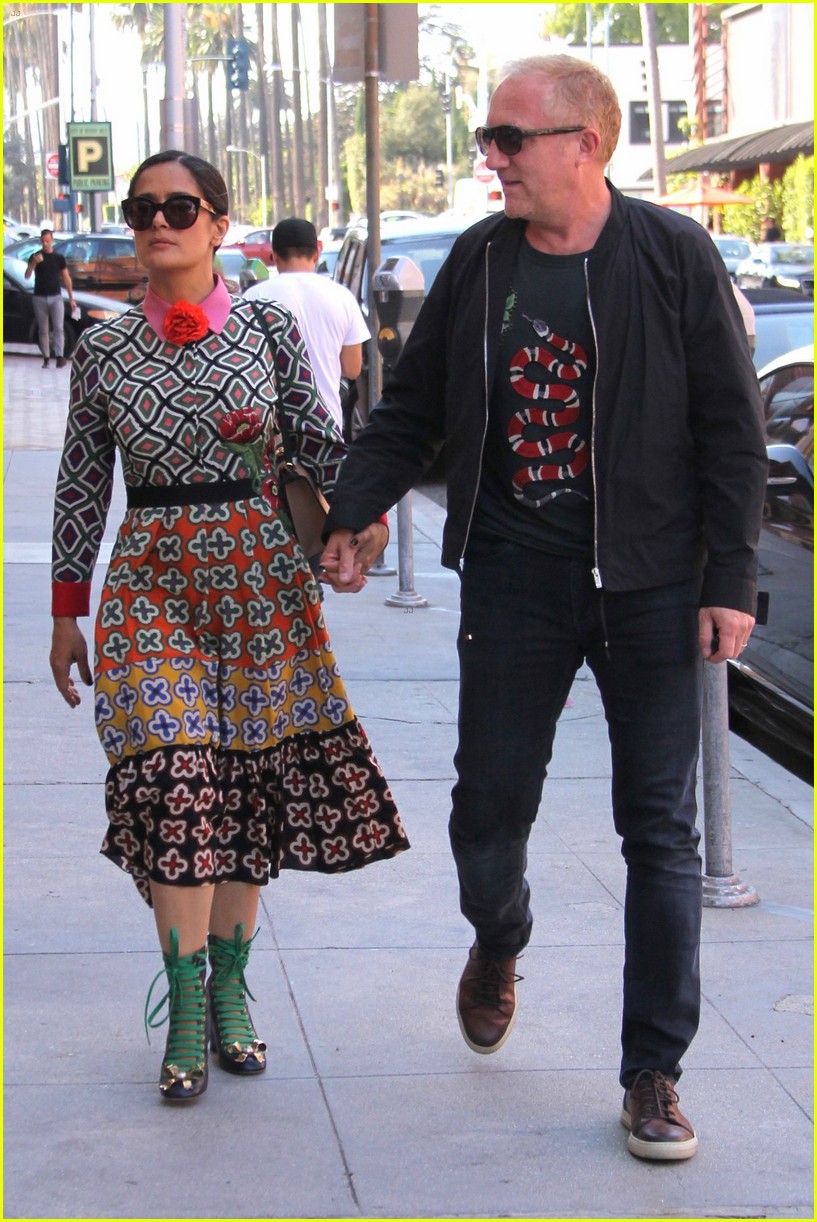 Salma Hayek Enjoys the End of Summer With Her Family: Photo 3745121