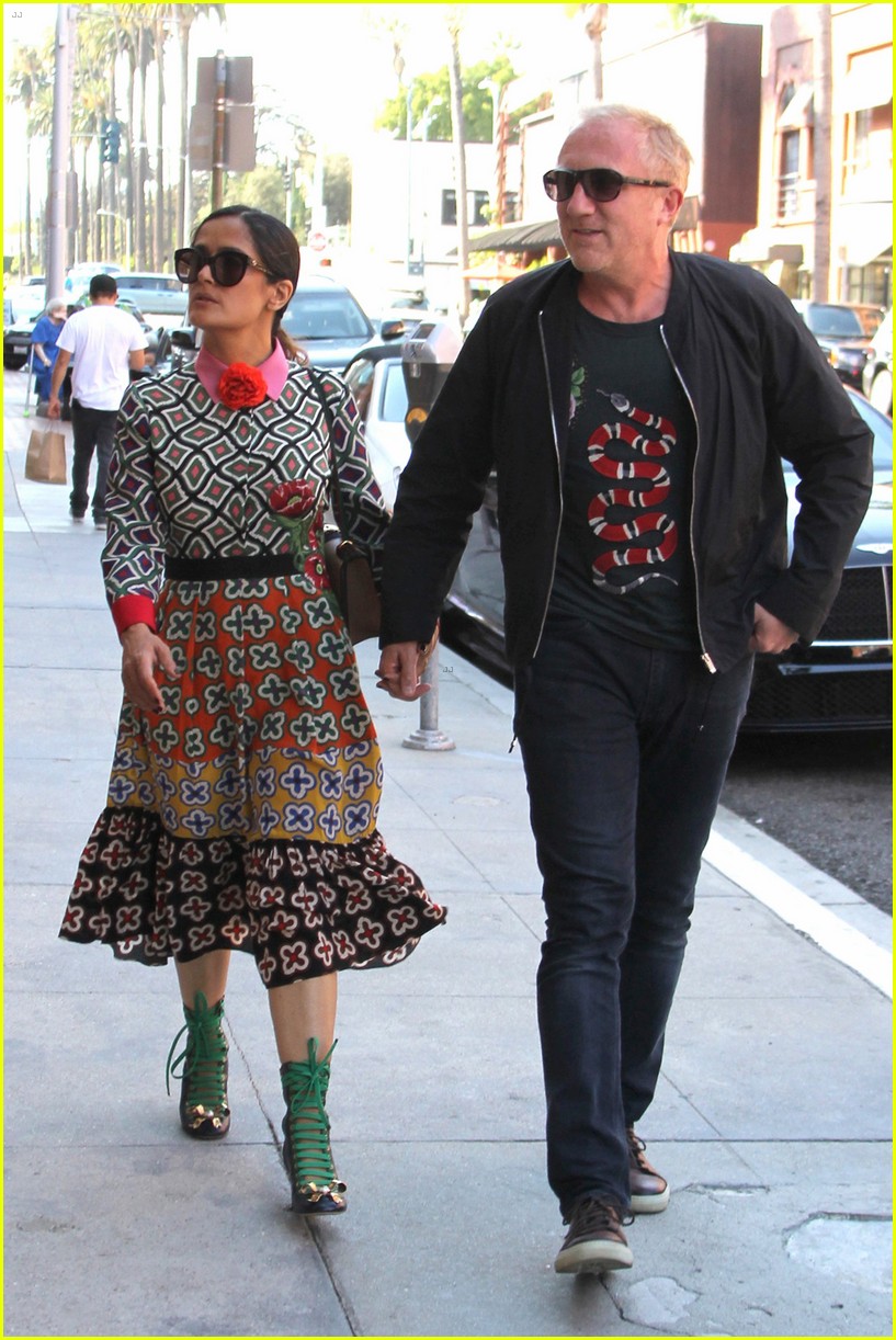 Salma Hayek Enjoys the End of Summer With Her Family: Photo 3745129