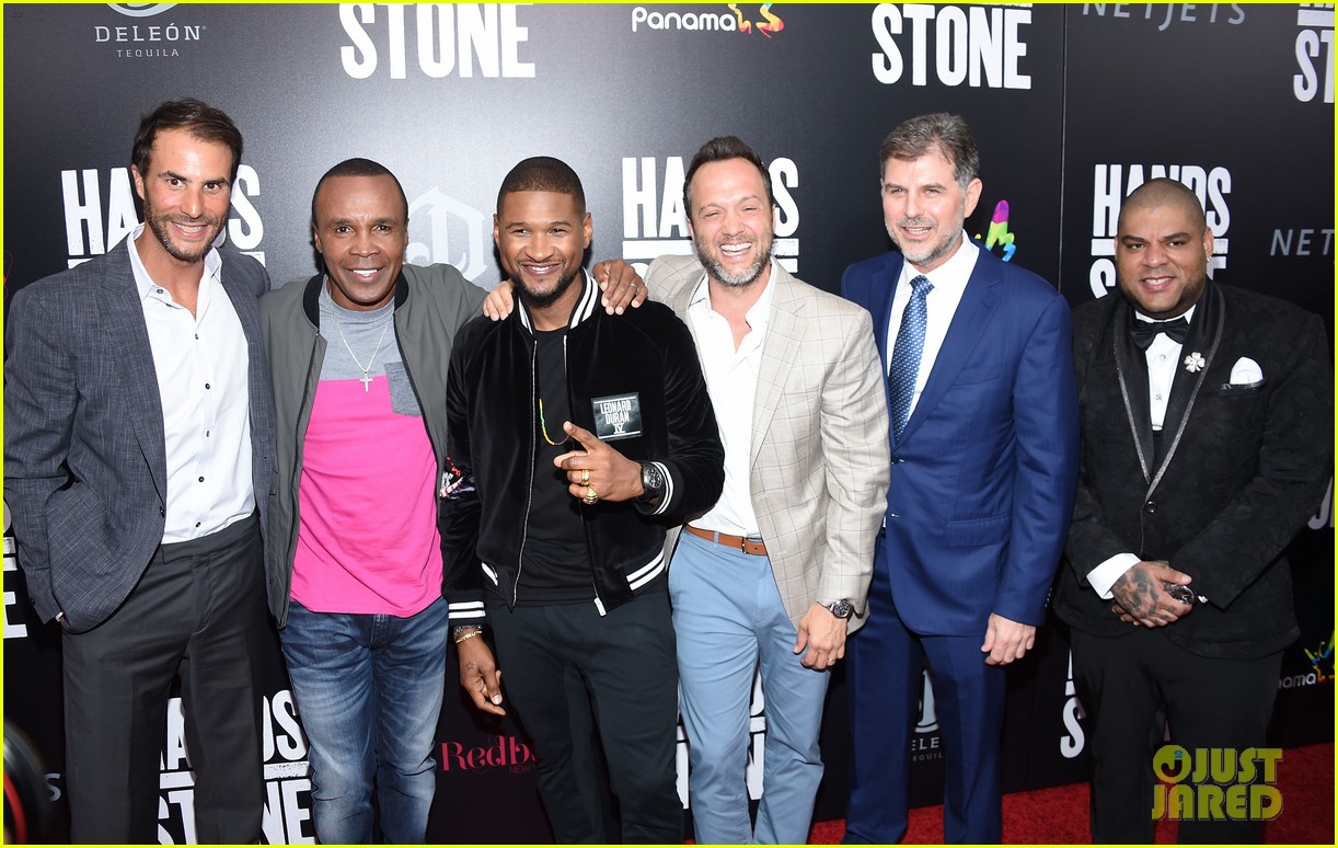 Usher & 'Hands of Stone' Cast Premiere Movie in NYC Photo 3740007