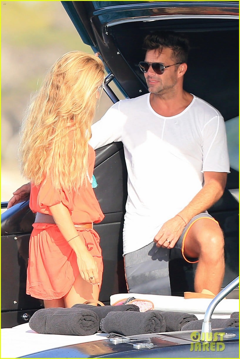 Ricky Martin Boyfriend Jwan Yosef Vacation On A Boat In Ibiza