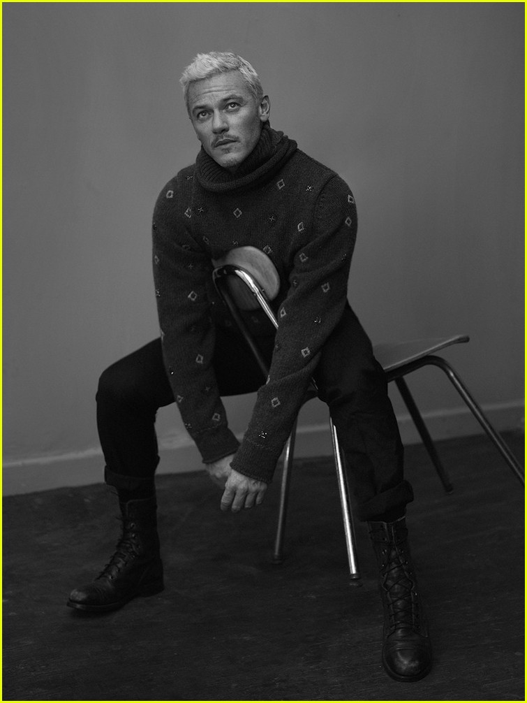 Luke Evans Poses in His Underwear for Sexy 'Interview' Spread Photo