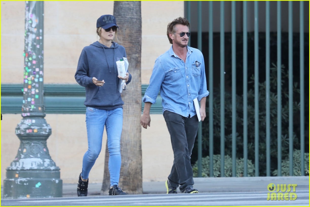 Sean Penn & New Girlfriend Leila Make Red Carpet Debut! Photo