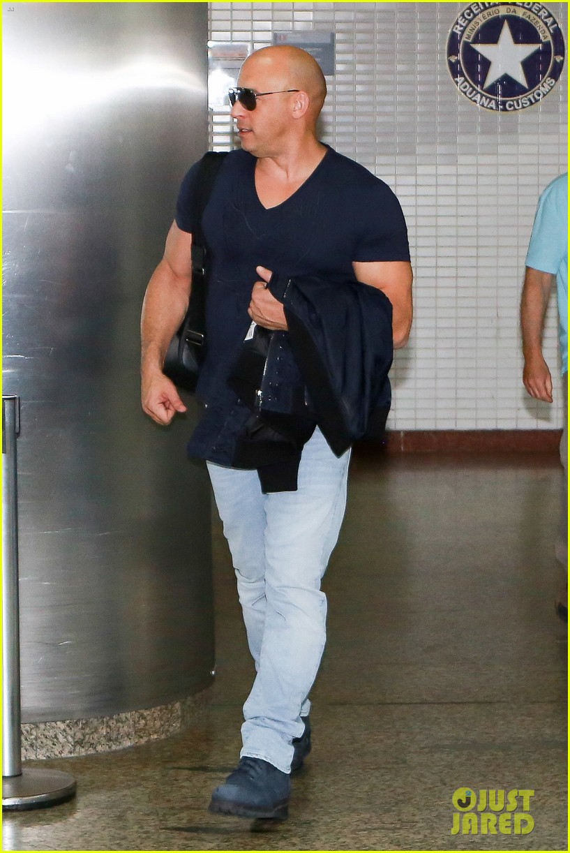 Nina Dobrev &amp; Vin Diesel Party at Brazil Photo