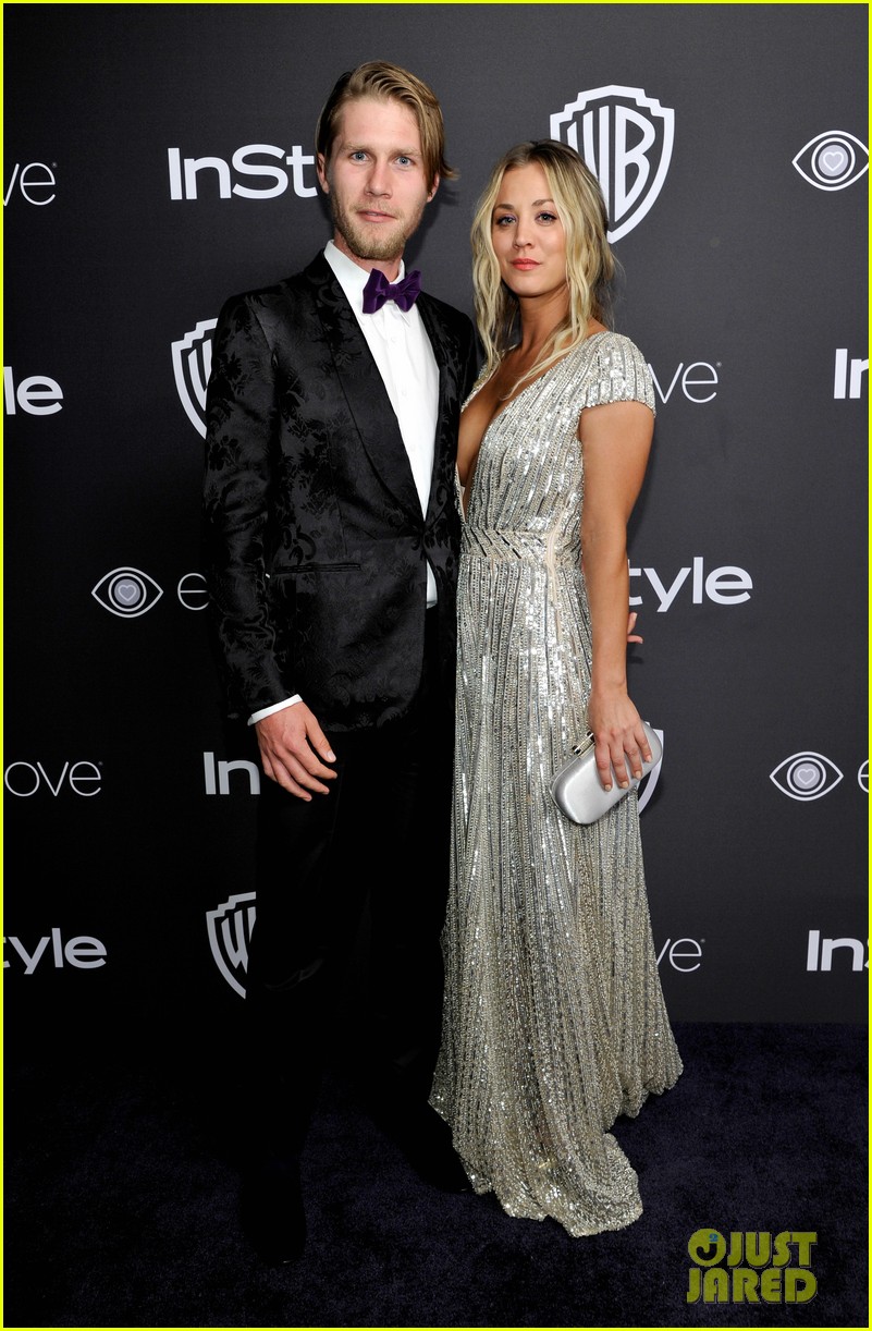 Kaley Cuoco & Jamie Chung Bring Their Significant Others to Golden