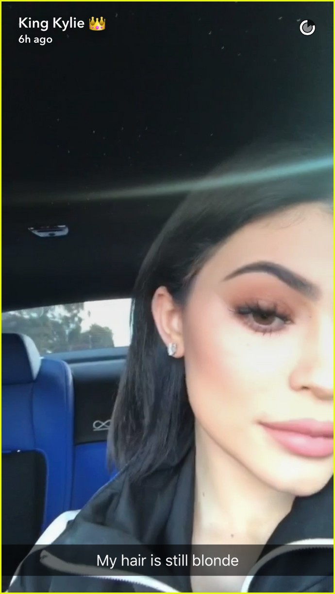Kylie Jenner Debuts Dark Bob Haircut After Blonde Dye Job