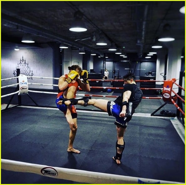 Sam Heughan�s Workout Photos Are Too Hot to Handle Photo Sam Heughan�s Workout Photos Are Too Hot to Handle Photo