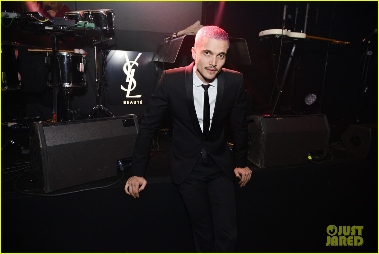 Zoe Kravitz & Boyfriend Karl Glusman Put On Their Best For Saint Laurent's Beauty Club Bash 