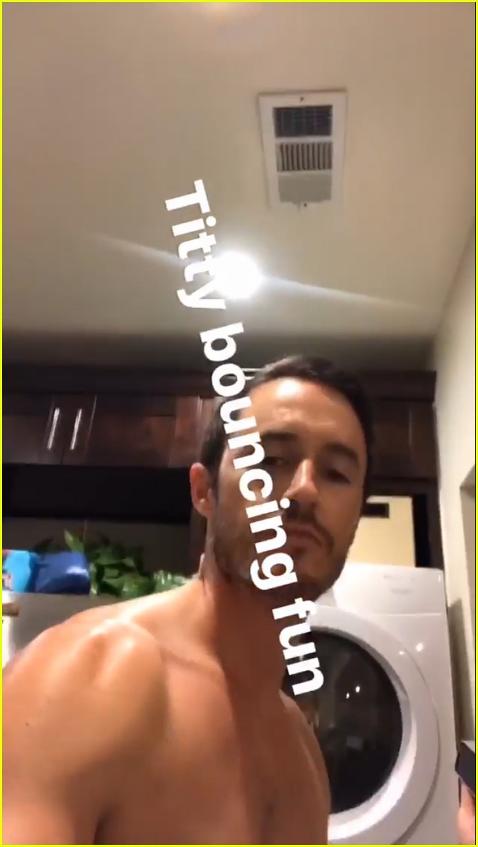 Matt Dallas & Blue Hamilton Show Off Their 'Titty Bouncing Fun': Photo