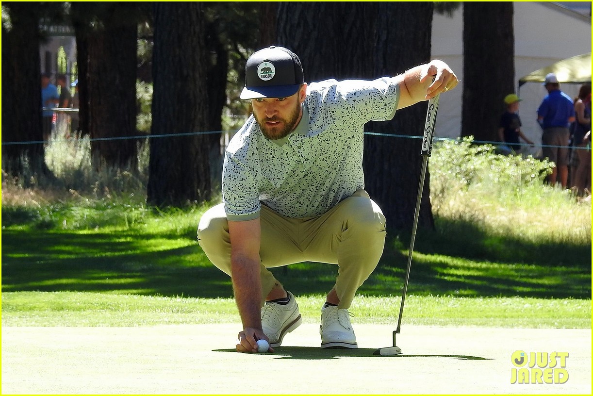 Justin Timberlake Consoles Woman Hit by Golf Ball at Celebrity Golf