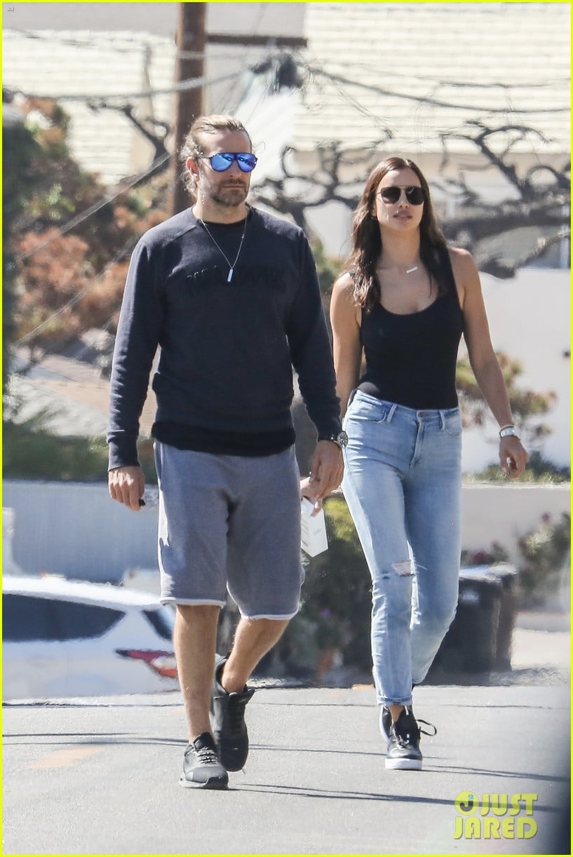 Irina Shayk Playfully Grabs Bradley Cooper's Butt During Sunday Stroll