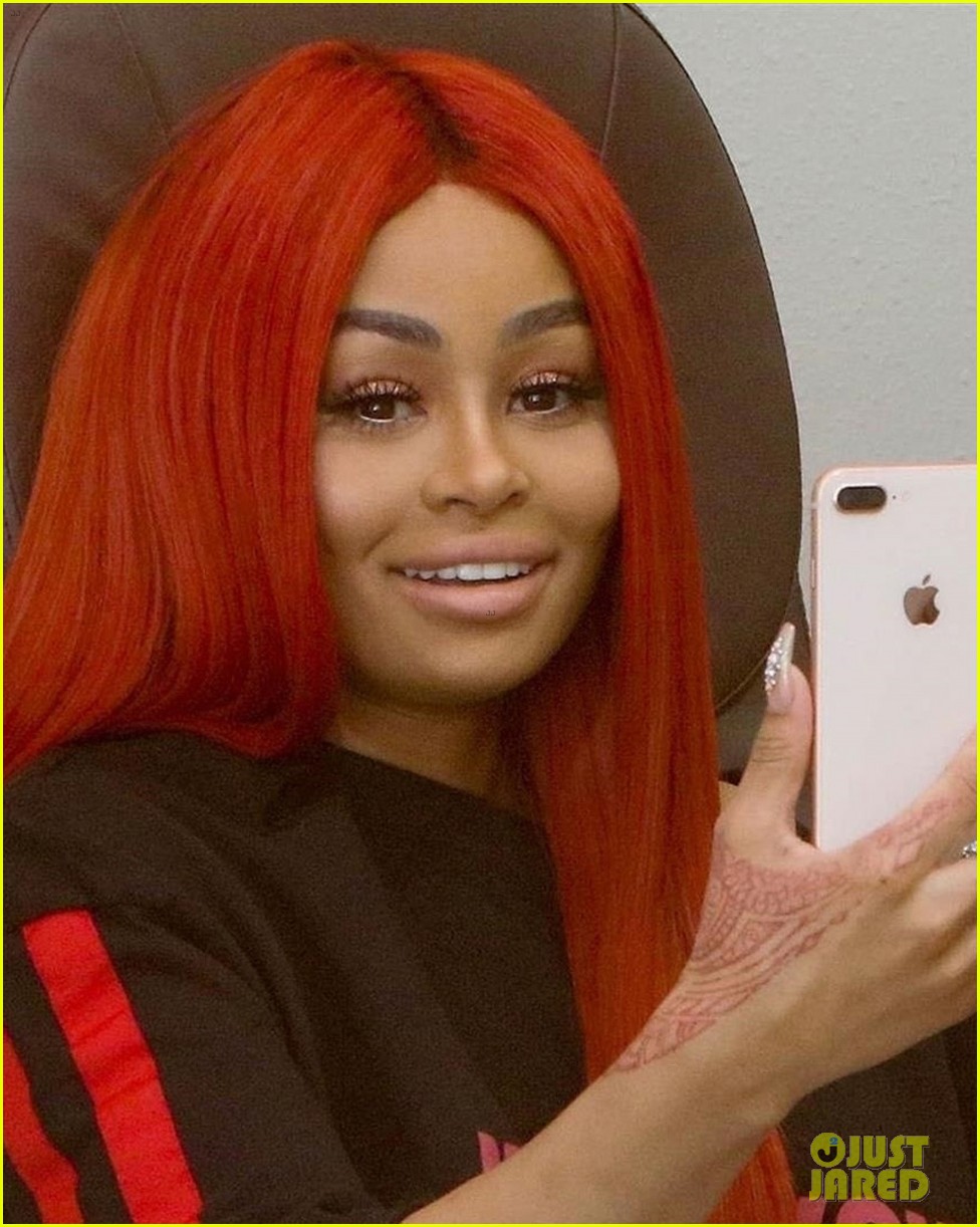 Blac Chyna Rocked Temporary Red Hair This Weekend: Photo 3972980 | Blac Chyna Pictures | Just Jared