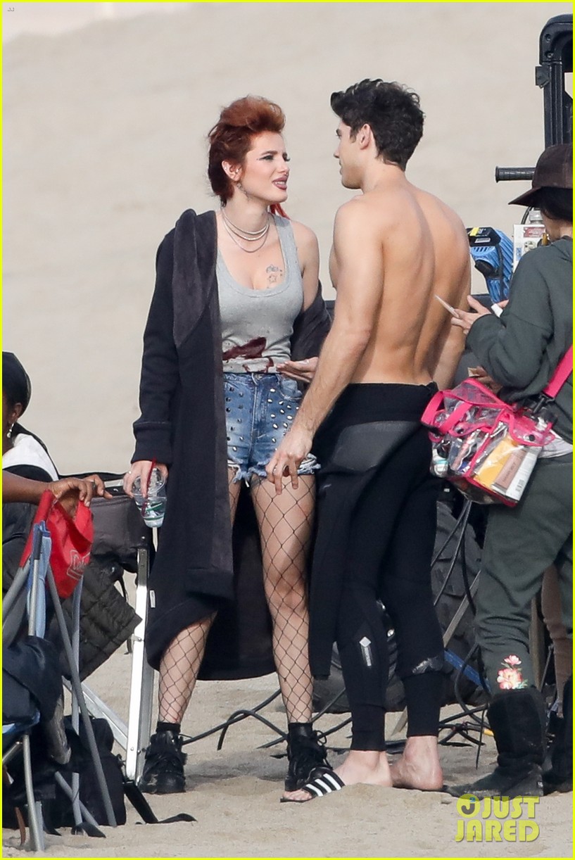 Bella Thorne Hits the Beach with Shirtless Carter Jenkins for 'Famous